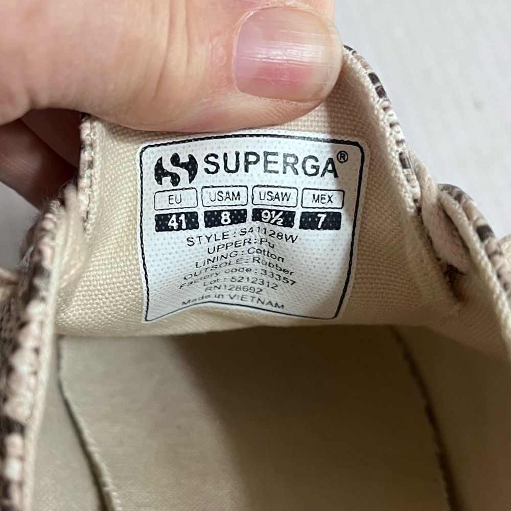 Superga Snakeskin Print sneakers - Picture 7 of 10